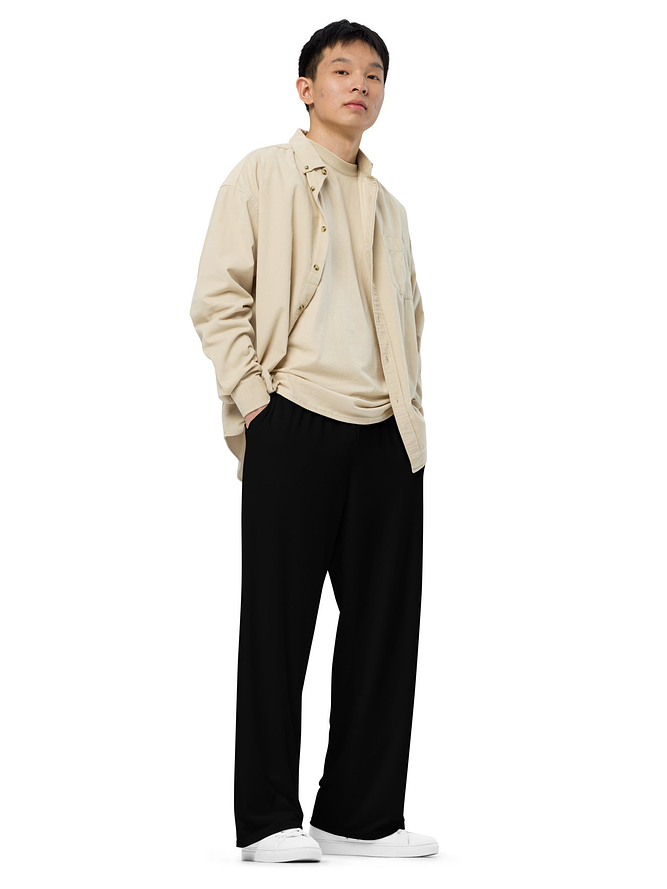 All-over print unisex wide-leg pants 1