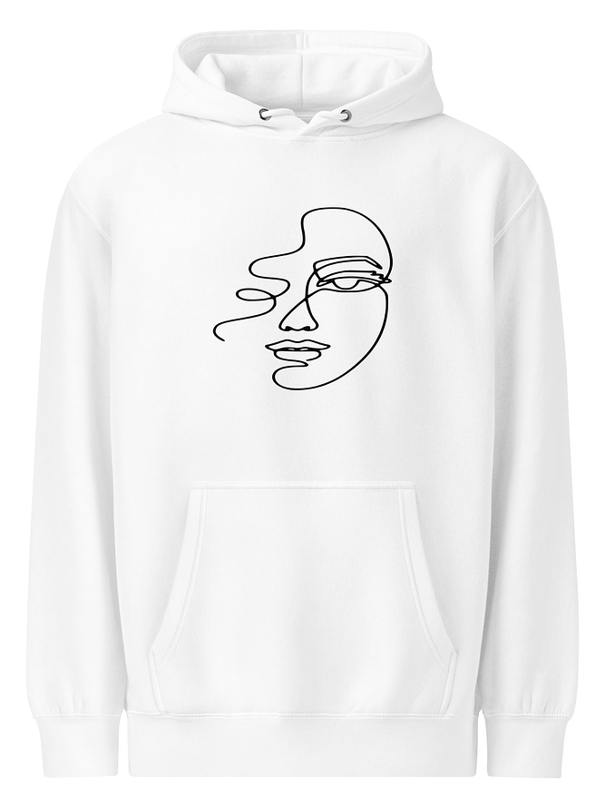 Unisex premium mid-weight hoodie Size M 1