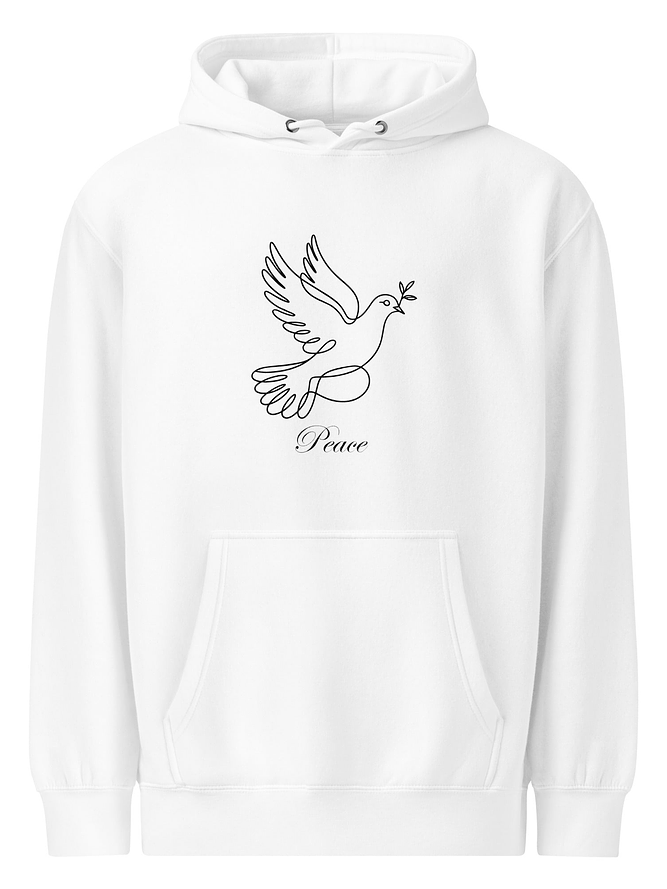 Unisex premium mid-weight hoodie Size M 1