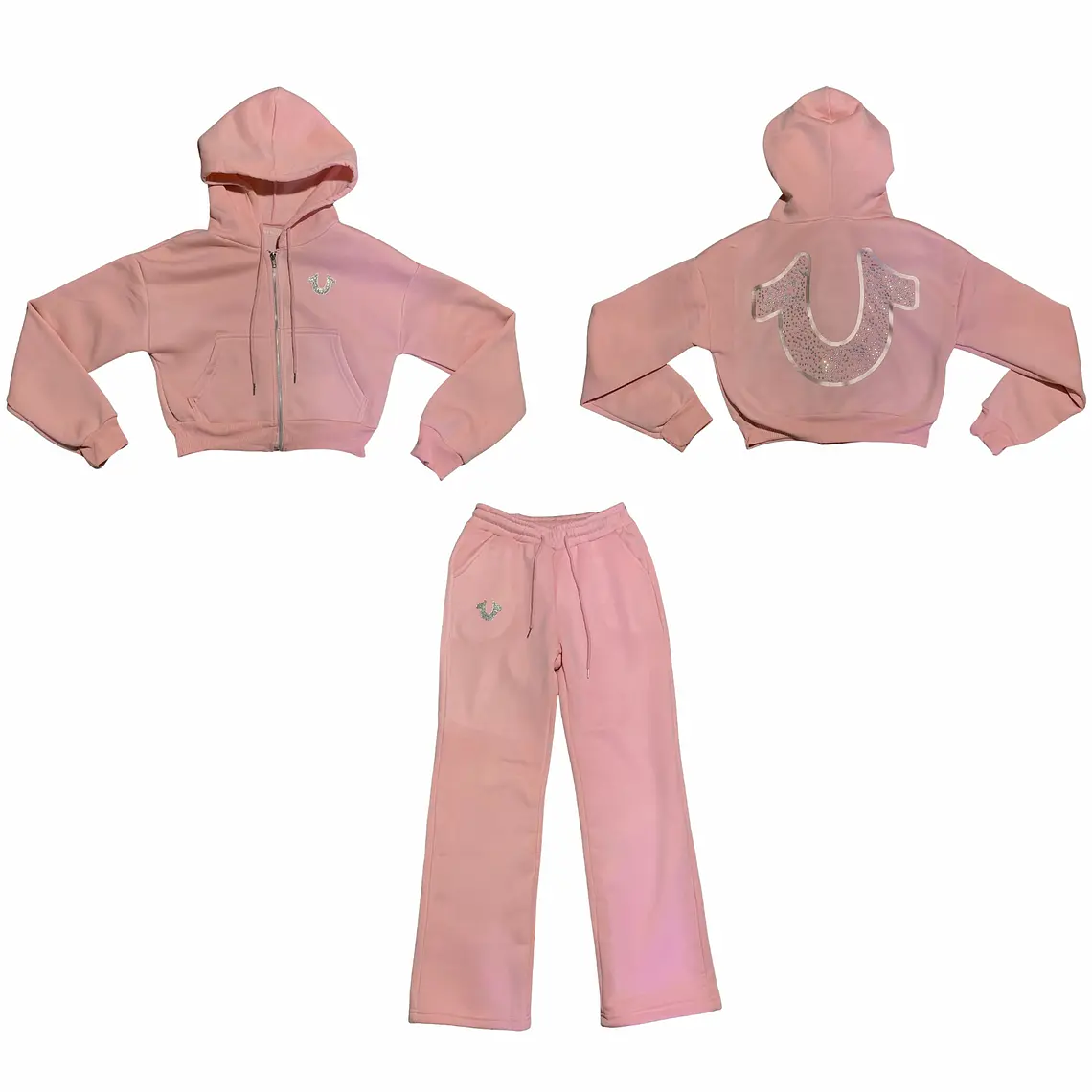 Conjunto TRUE RELIGION Mujer Rosado 1