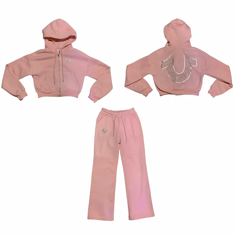 Conjunto TRUE RELIGION Mujer Rosado 1