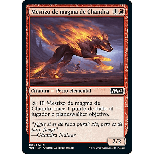 Mestizo de magma de Chandra