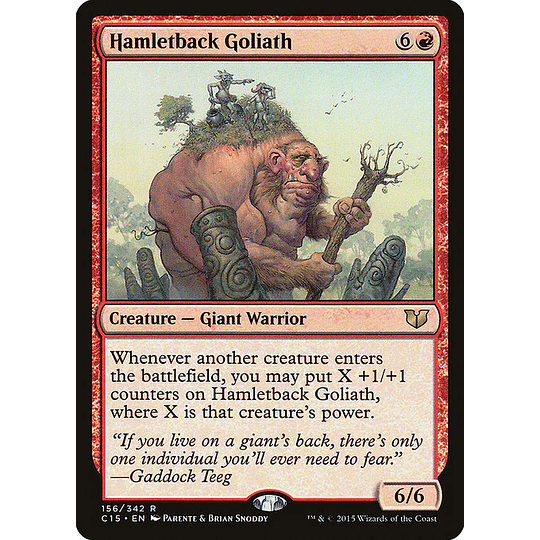 Hamletback Goliath