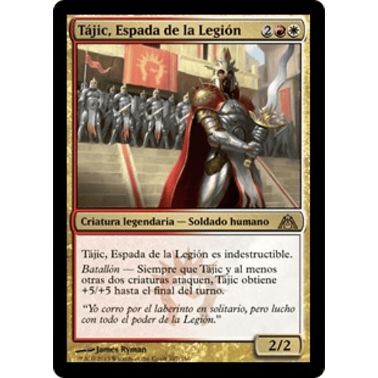 Tájic, Espada de la Legión