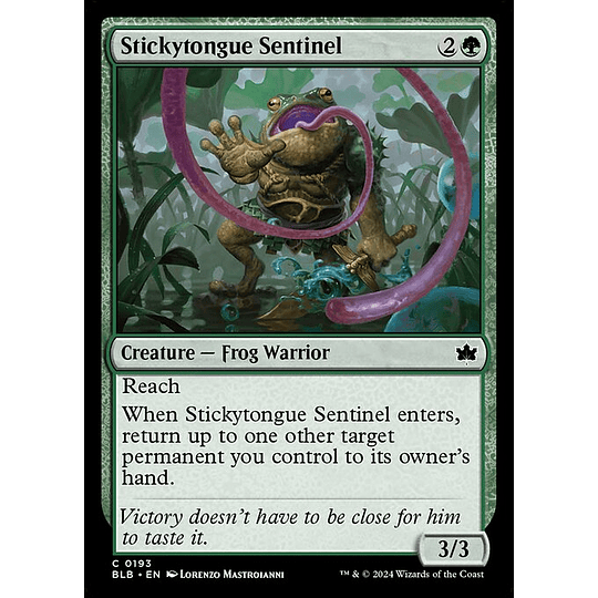 Stickytongue Sentinel