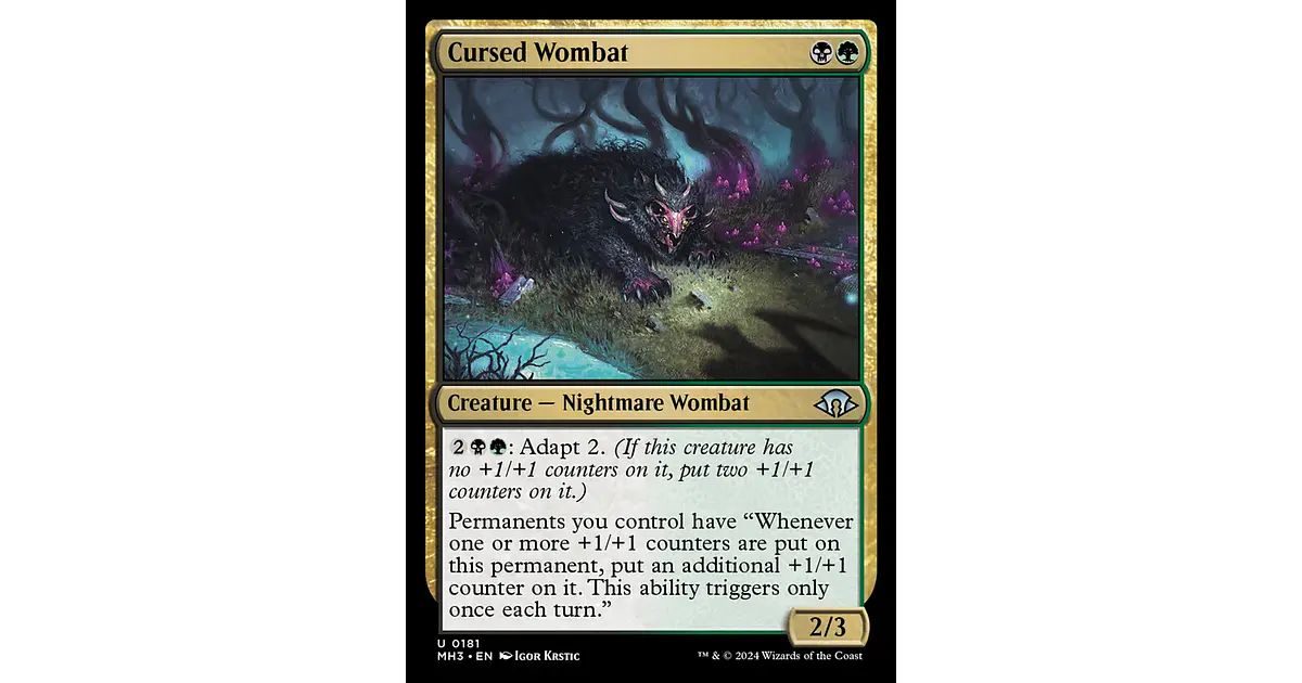 Cursed Wombat | ES | NM | MH3