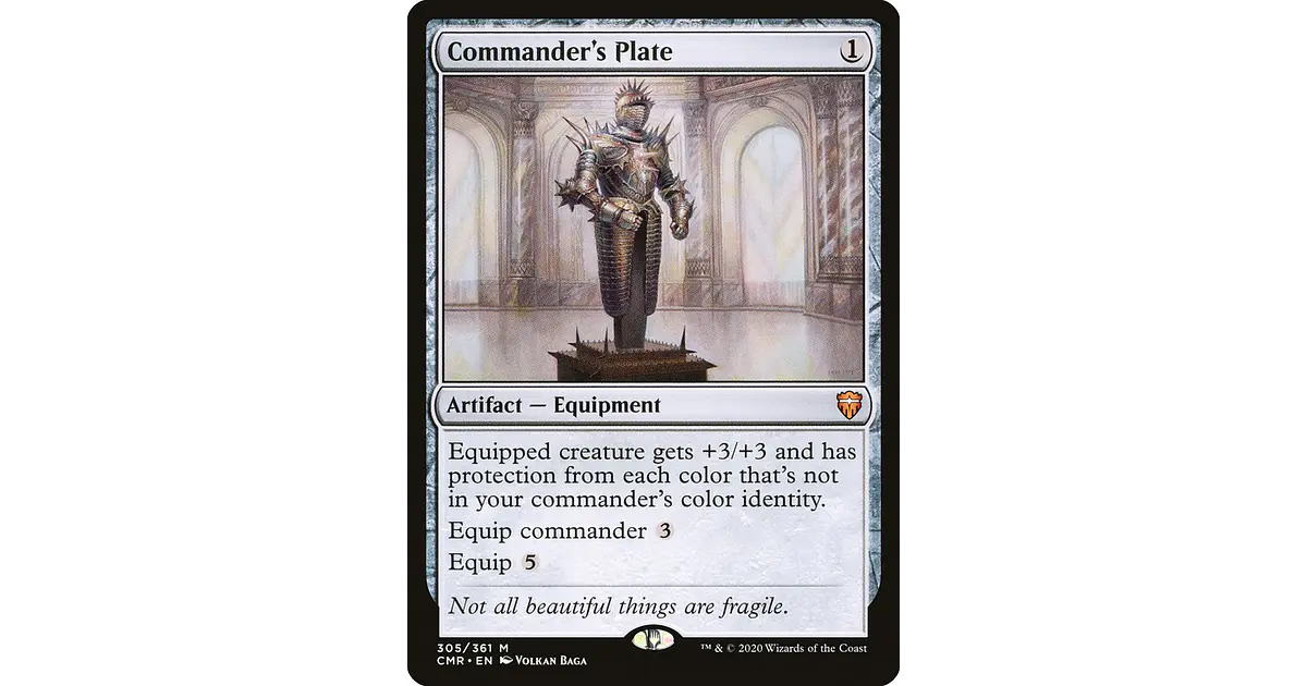 Commander's Plate | EN | NM | CMR