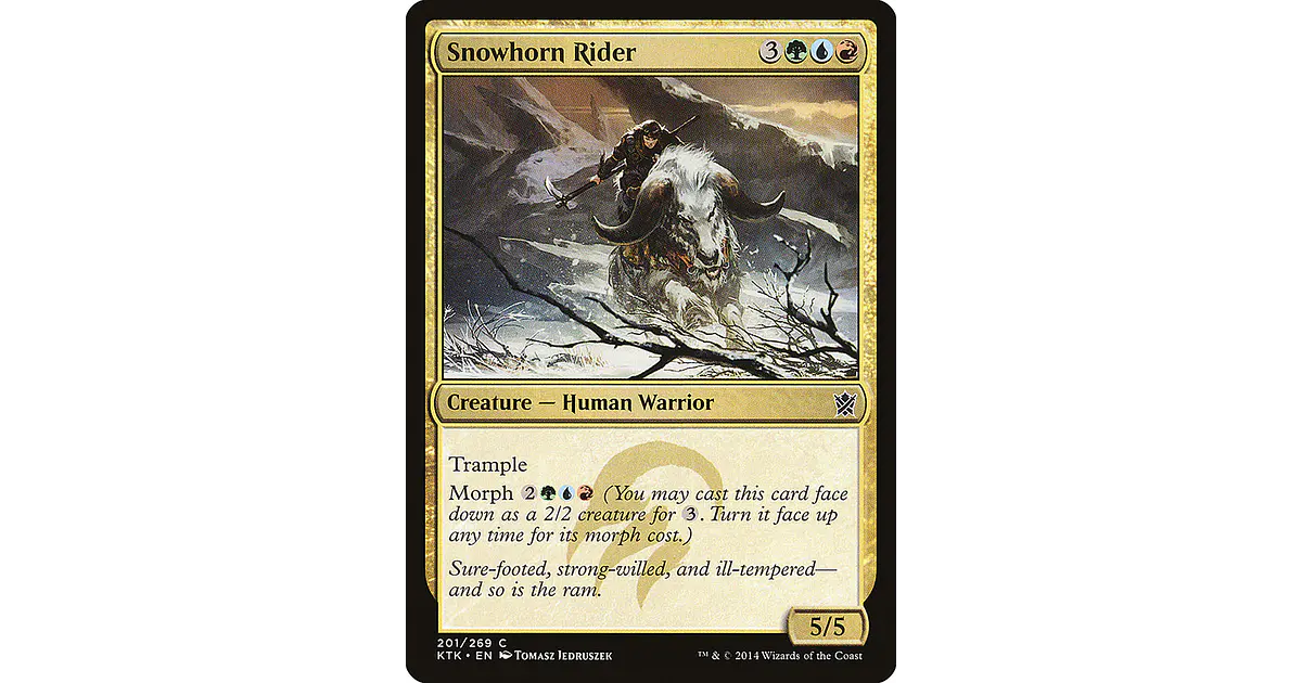 Snowhorn Rider (foil) | ES | NM | KTK