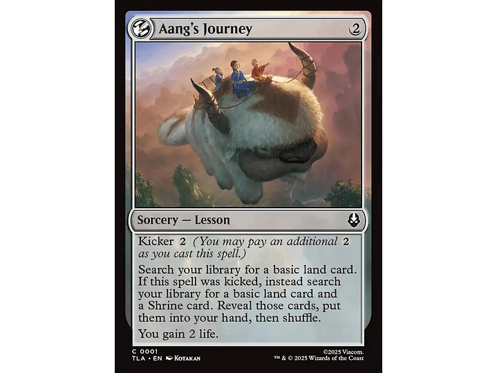 Aang's Journey (foil) | EN | NM | TLA 1