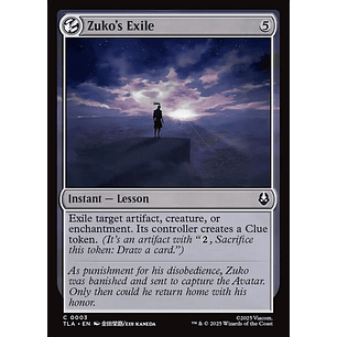 Zuko's Exile | EN | NM | TLA