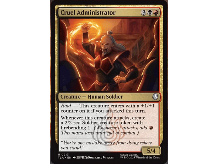 Cruel Administrator | EN | NM | TLA 1