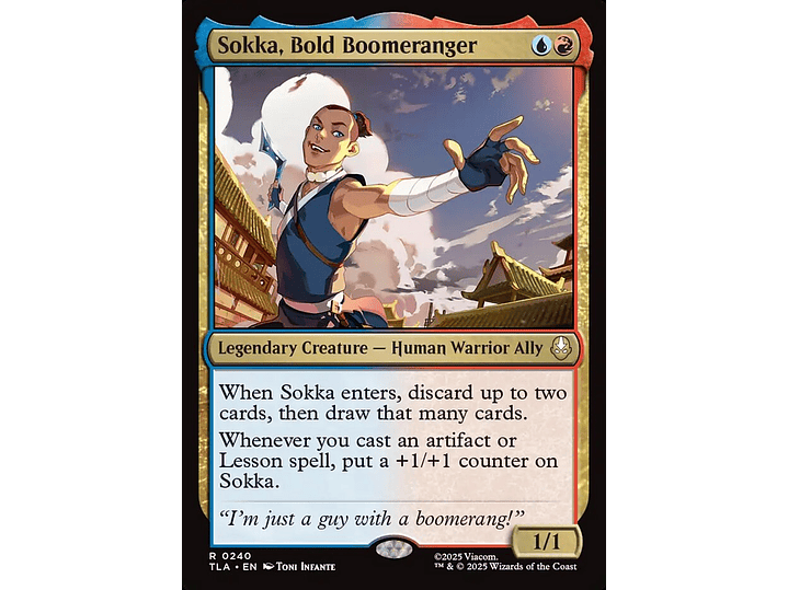 Sokka, Bold Boomeranger | EN | NM | TLA 1