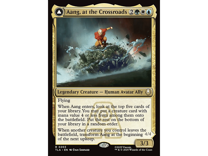 Aang, at the Crossroads // Aang, Destined Savior | EN | NM | TLA 1