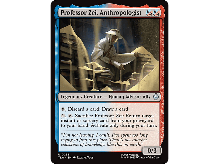 Professor Zei, Anthropologist | EN | NM | TLA 1