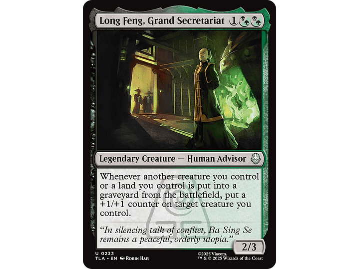 Long Feng, Grand Secretariat | EN | NM | TLA 1