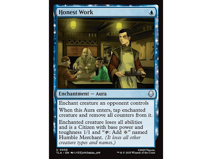 Honest Work | EN | NM | TLA 1