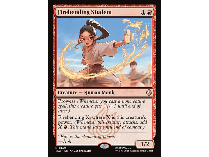 Firebending Student | EN | NM | TLA 1