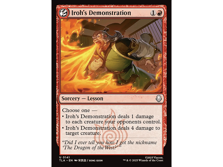 Iroh's Demonstration | EN | NM | TLA 1