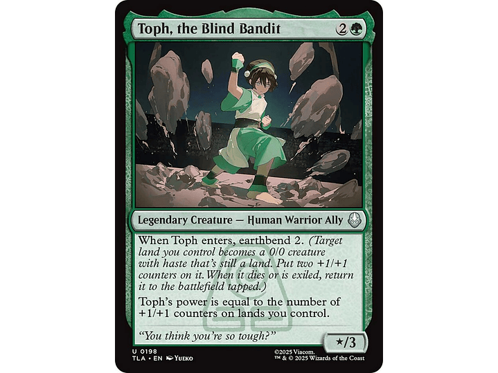 Toph, the Blind Bandit (foil) | EN | NM | TLA 1