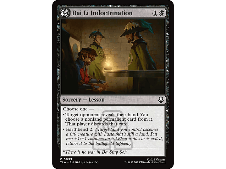 Dai Li Indoctrination | EN | NM | TLA 1