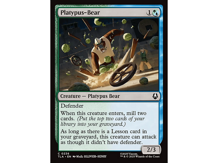 Platypus-Bear | EN | NM | TLA 1