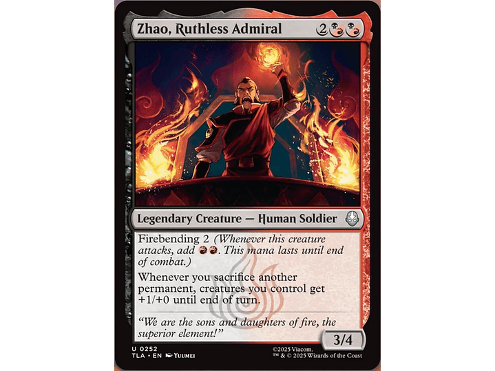 Zhao, Ruthless Admiral | EN | NM | TLA 1