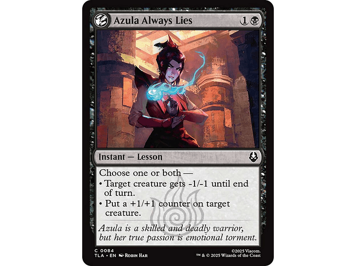 Azula Always Lies | EN | NM | TLA 1