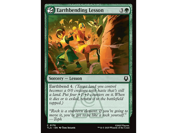 Earthbending Lesson | EN | NM | TLA 1