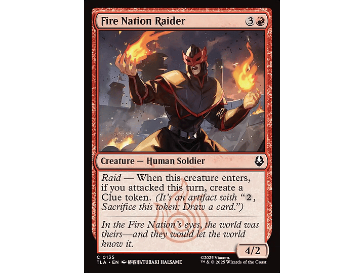 Fire Nation Raider | EN | NM | TLA 1