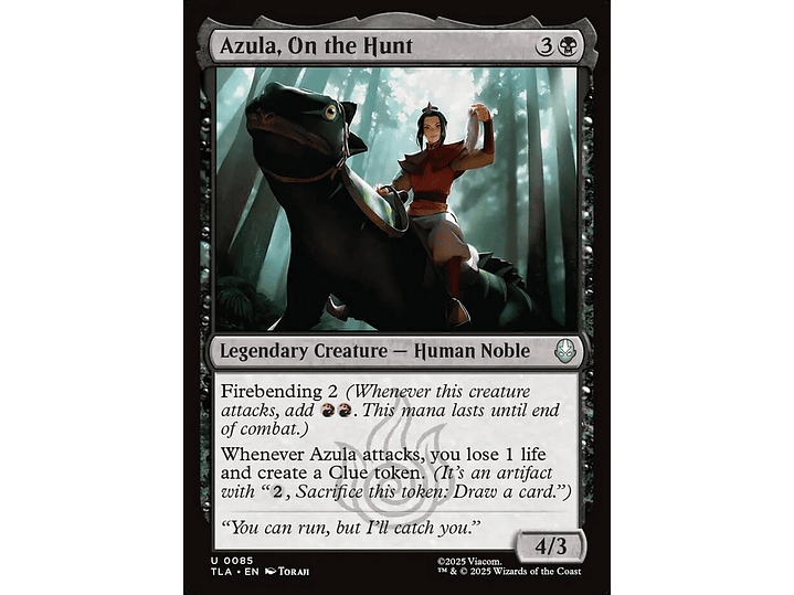 Azula, On the Hunt | EN | NM | TLA 1