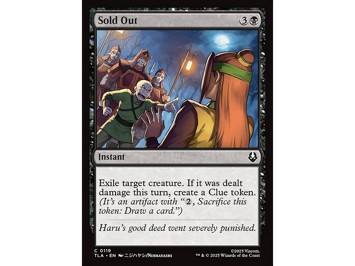 Sold Out (foil) | EN | NM | TLA 1