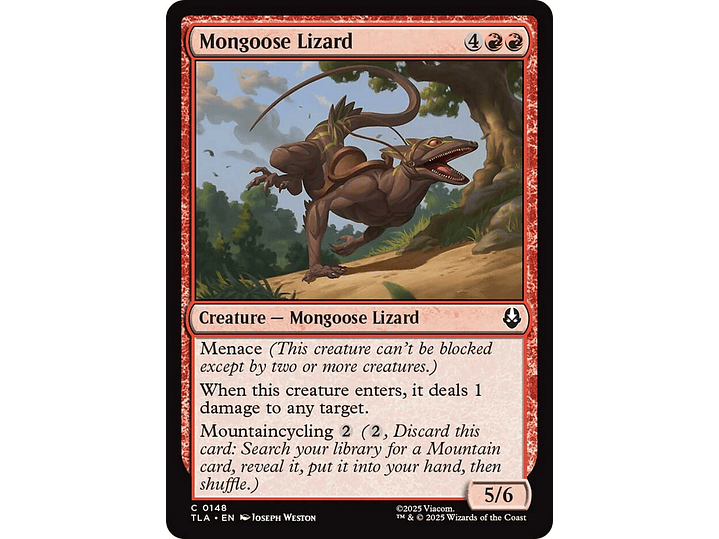 Mongoose Lizard | EN | NM | TLA 1