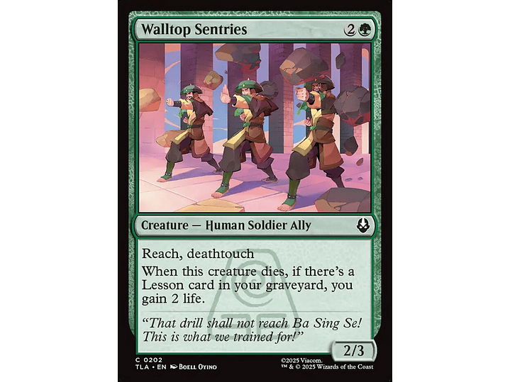 Walltop Sentries | EN | NM | TLA 1