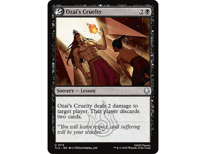 Ozai's Cruelty | EN | NM | TLA 1