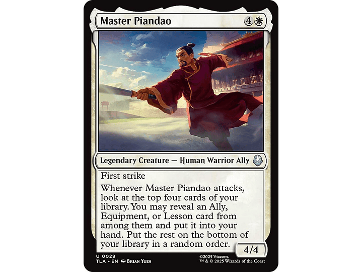 Master Piandao | EN | NM | TLA 1