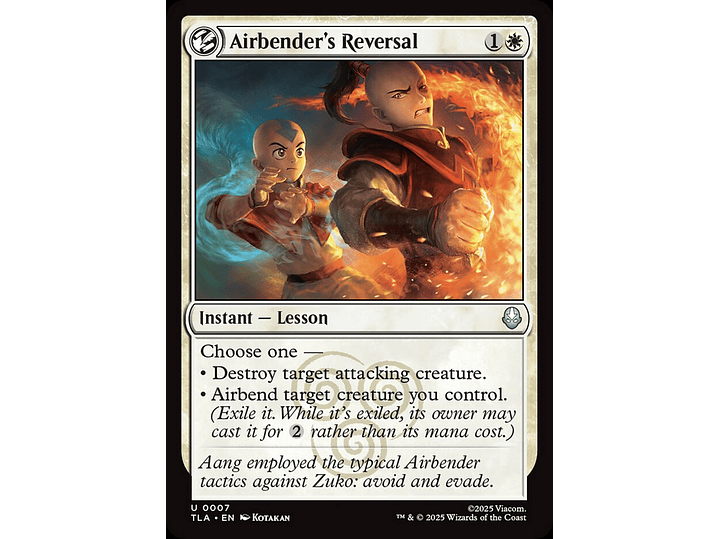 Airbender's Reversal | EN | NM | TLA 1