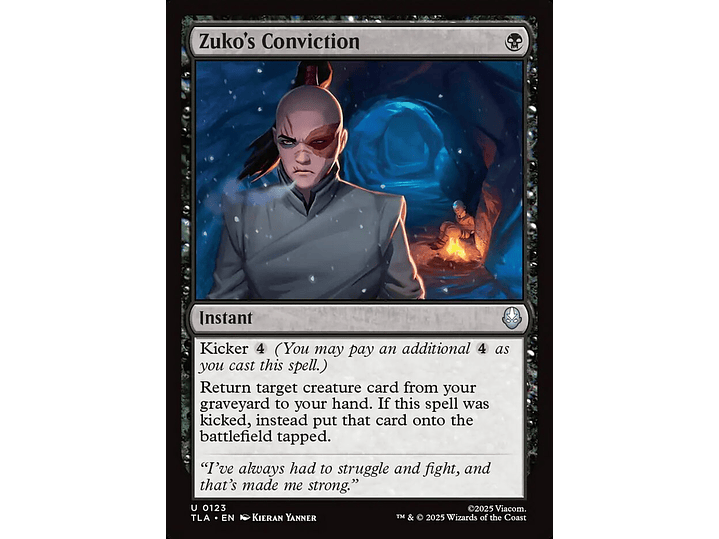 Zuko's Conviction | EN | NM | TLA 1