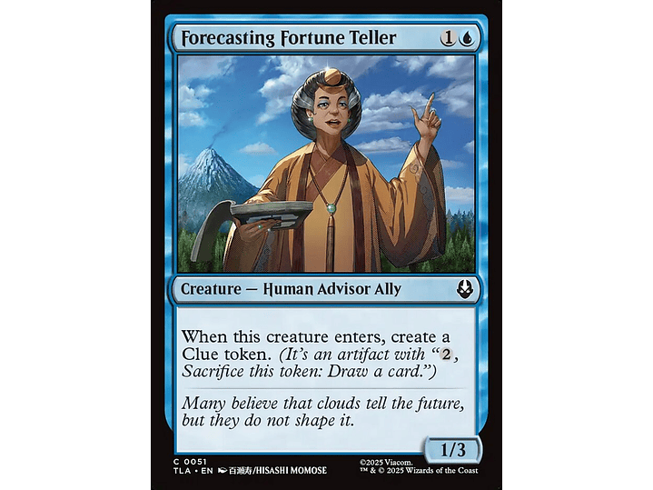 Forecasting Fortune Teller (foil) | EN | NM | TLA 1