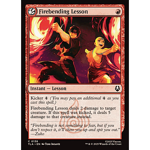 Firebending Lesson | EN | NM | TLA