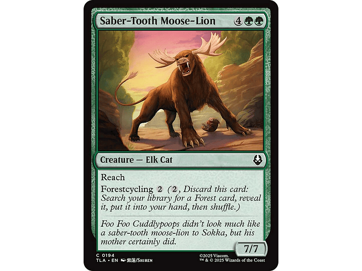 Saber-Tooth Moose-Lion | EN | NM | TLA 1
