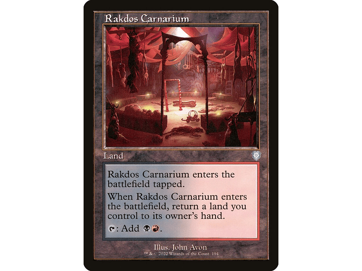 Rakdos Carnarium (Retro Frame) | EN | NM | BRC 1