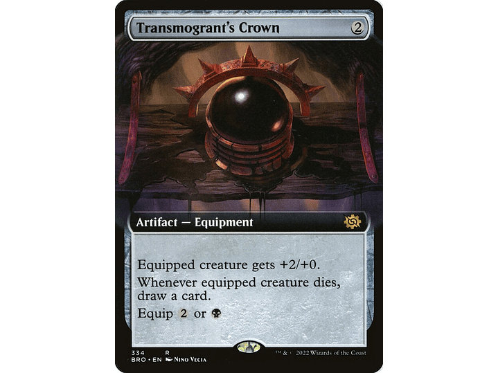 Transmogrant's Crown (Extended Art foil) | EN | NM | BRO 1
