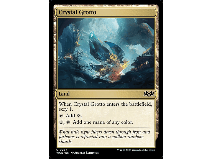 Crystal Grotto (foil) | EN | NM | WOE 1