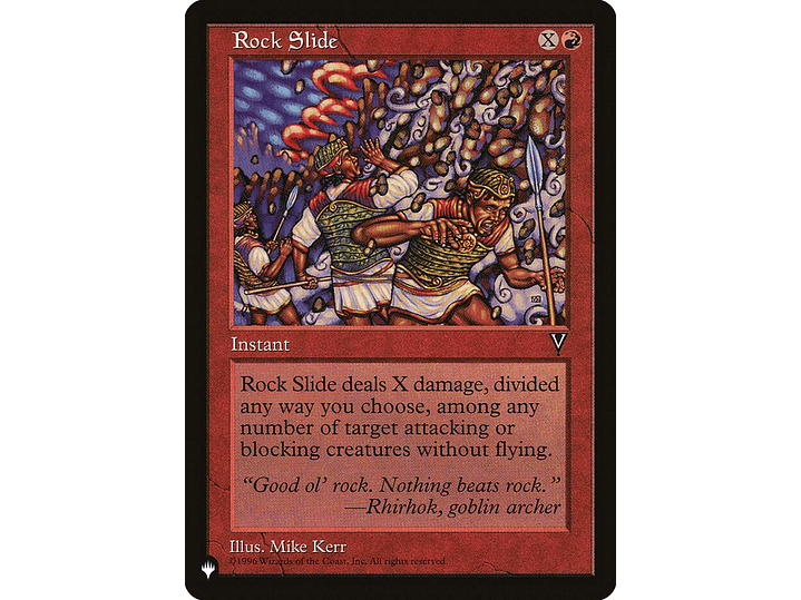 Rock Slide (Retro Frame) | EN | NM | PLST 1
