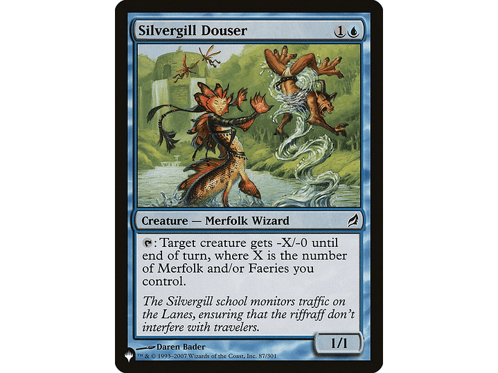 Silvergill Douser | EN | NM | PLST 1