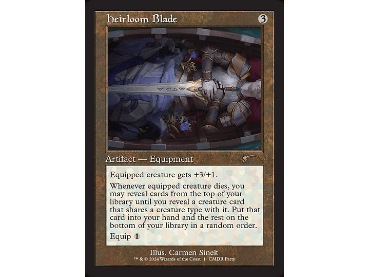 Heirloom Blade (Retro Frame) | EN | NM | PW24 1
