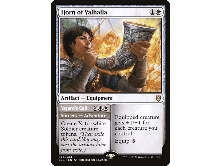 Horn of Valhalla // Ysgard's Call | EN | NM | CLB 1