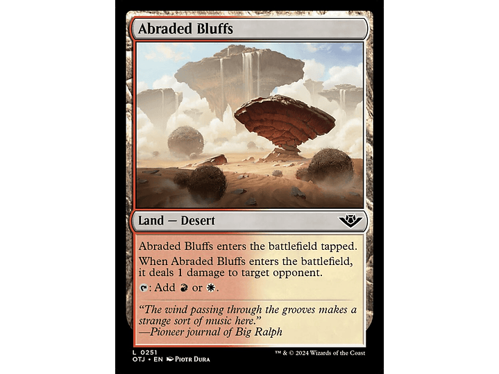 Abraded Bluffs | ES | NM | OTJ 1