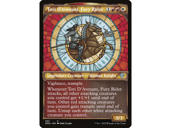 Tori D'Avenant, Fury Rider (Showcase foil) | EN | NM | DMU 1