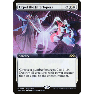 Expel the Interlopers (Extended Art foil) | ES | NM | WOE